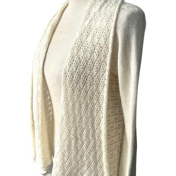 Old Navy Cream Cardigan Sweater with Diamond Knit. NWOT - Picture 3 of 8